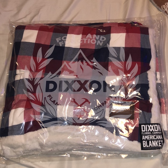 Bedding Dixxon Americana Flannel Sherpa Blanket Poshmark